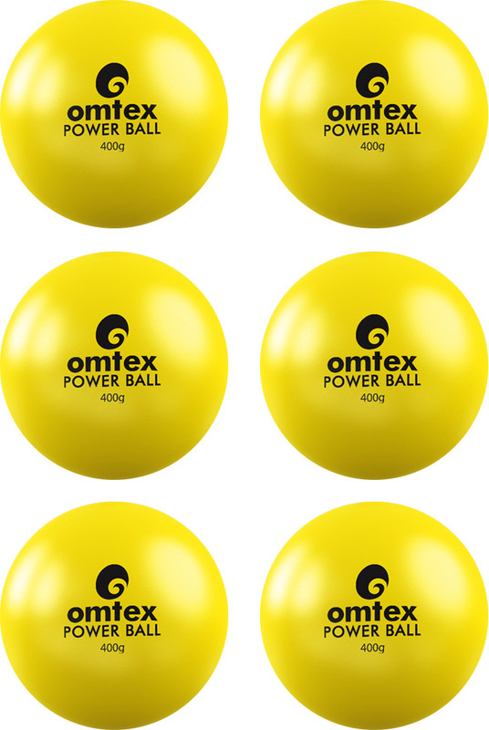 omtex Weighted Ball Cricket Rubber Ball(Standard, Pack of 6)