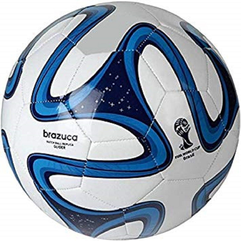 ALEN BLUE BRAZUKA REPLICA Football - Size: 5(Standard, Pack of 1, White, Blue)