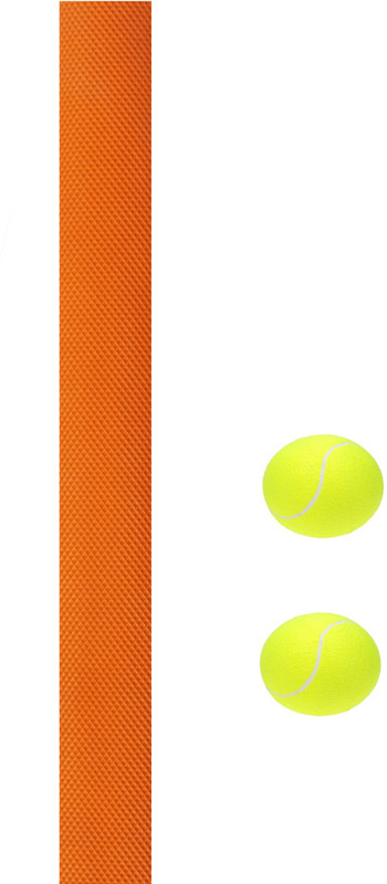 HACKERX Ball ( 2pcs.) with One Soft Rubber Grip Cricket Tennis Ball(Standard, Pack of 1)