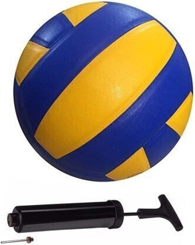 HACKERX Premium VolleyBall With Air Pump Volleyball - Size: 5(Standard, Pack of 2)