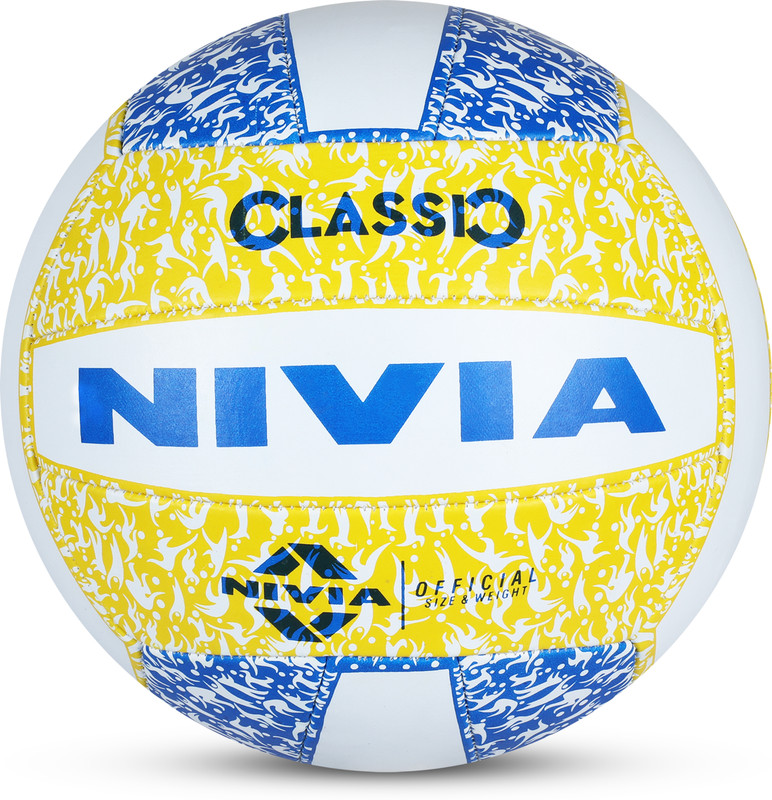 NIVIA Classic Volleyball - Size: 4(Standard, Pack of 1, White)