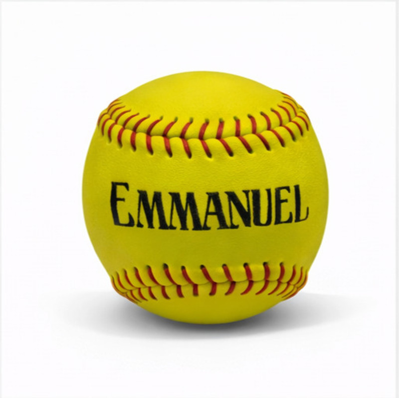 Emmanual EMMANUEL MATCH BASEBALL Baseball(Standard, Pack of 1, Yellow)