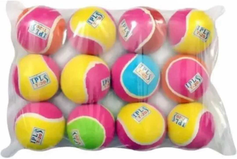Vishnu Ji 34412MUL Cricket Rubber Ball(Kids, Pack of 12)