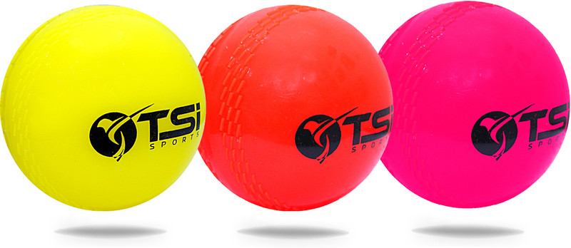 TSI SPORTS Wind Ball Air Ball Multicolour Standard Size Indoor&Outdoor Street&Beach/ Cricket Synthetic Ball(Standard, Pack of 3)