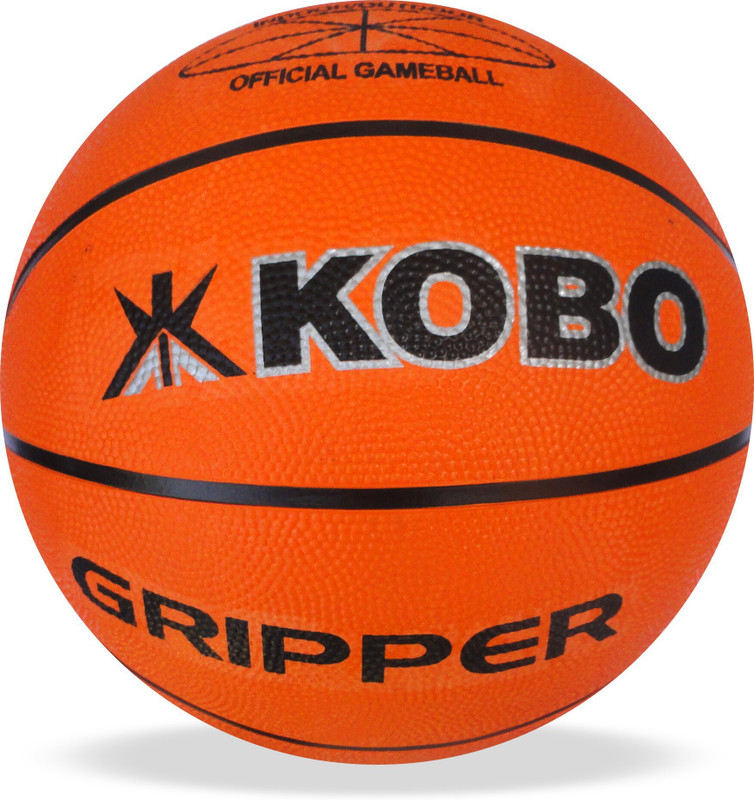 KOBO Gripper Basketball - Size: 7(Standard, Pack of 1, Orange)