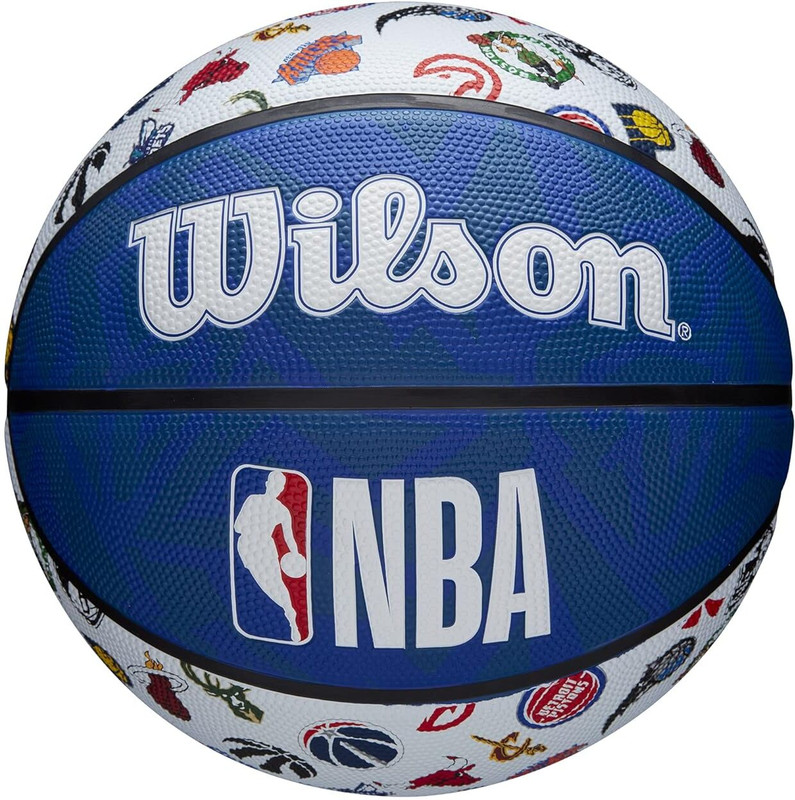 WILSON NBA ALL TEAM -RED WHITE BLUE Basketball - Size: 7(Standard, Pack of 1, Multicolor)