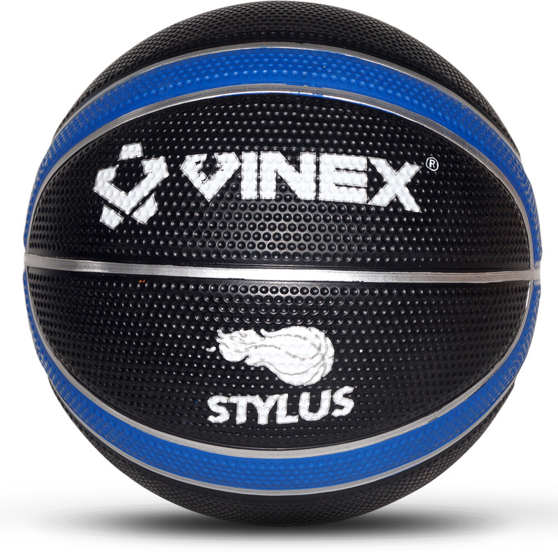 VINEX Stylus Moulded Basketball - Golf-Textured Rubber Ball for Enhanced Grip &Control Basketball - Size: 5(Standard, Pack of 1)