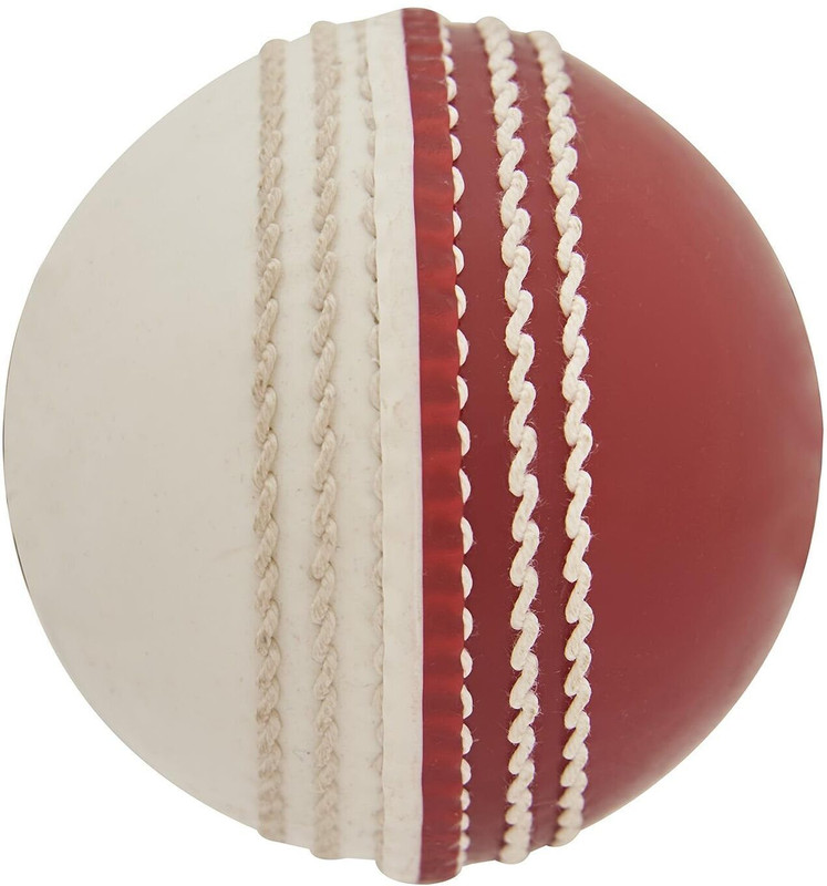 CEELA Pvc Training Cricket Training Ball(Standard, Pack of 1, White, Brown)
