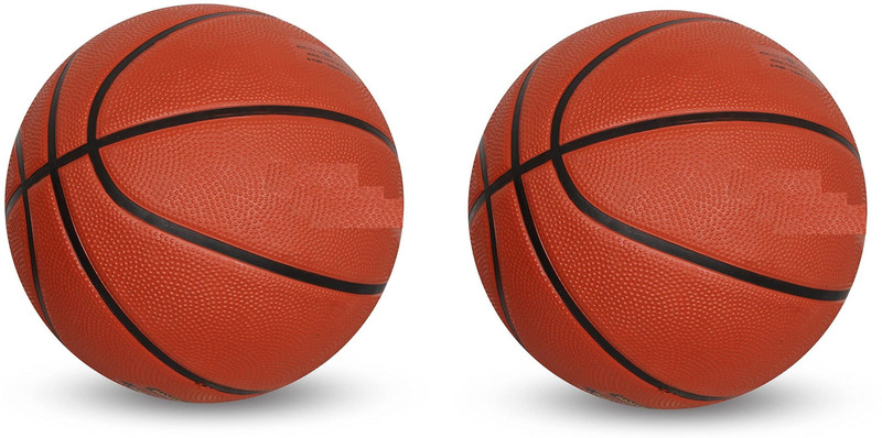HOC BASKETBALL SIZE 7 (BROWN) (PACK OF 2) Basketball - Size: 7(Standard, Pack of 2, Brown)
