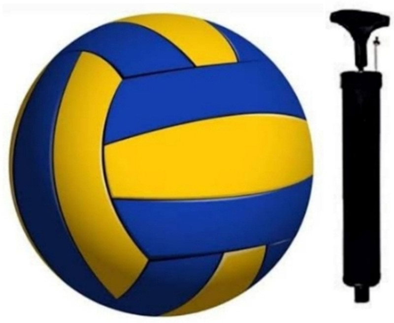 MANU Super Volleyball size-4 with air Pump Official size and weight (pack of 1) Volleyball - Size: 4(Standard, Pack of 1, Multicolor)