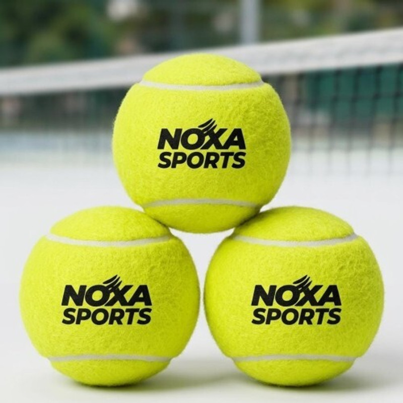 NOXA Sports NOXA Cricket Tennis Ball 80g, Light Weight Tennis Ball(Standard, Pack of 3)
