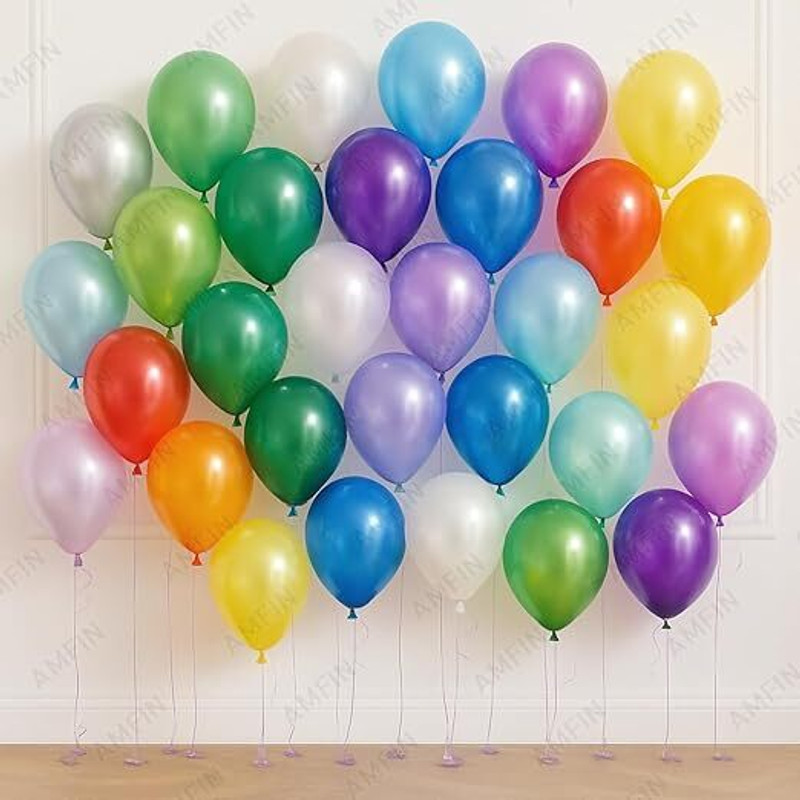 Shyam khatu trader BALLOONS  - 10 cm(Multicolor)