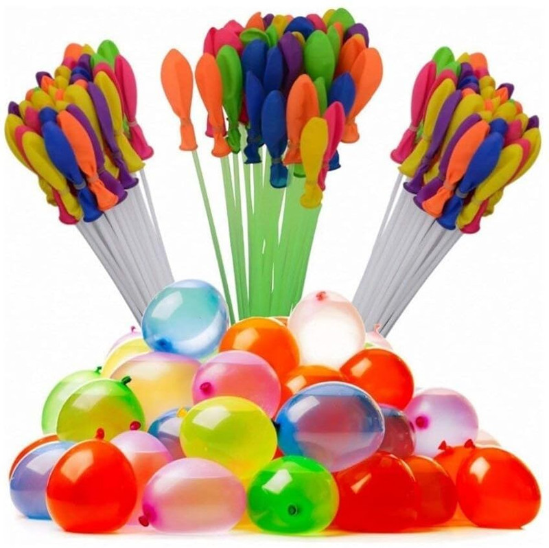 VOIISH Printed Holi Water Balloons-111 PCS Magic Water Multicolour Hassle Free Celebration Balloon(Multicolor, Pack of 1)