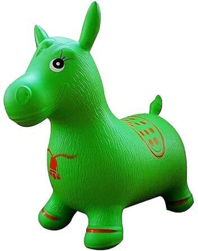 MY BABY LOVE A PERFECT CARE Inflatable Bouncing Horse Hopper Toy - Ride-On Horse Jumper Pump Included(Pink)