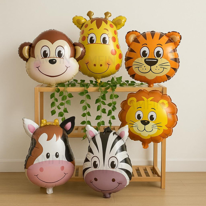 lala balloon Printed A_S_PC5 Balloon(Multicolor, Pack of 7)