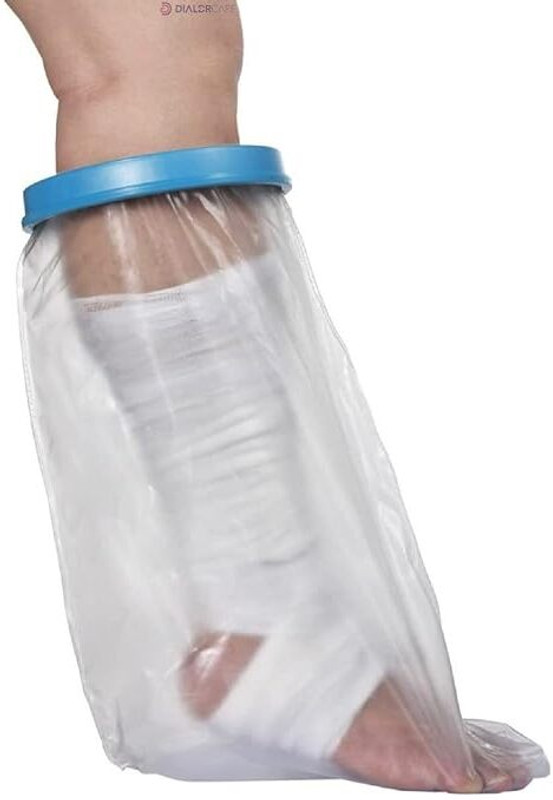 mbuys Waterproof Cast Covers Shower Bandage Protector(Adult Long Leg)