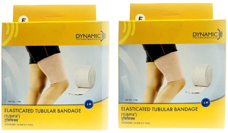 tubifix Elasticated Tubular Bandage - size :B (6.25 cm)Pack Of 2 Bandage Protector(Adult Knee, Hand, Short Arm)