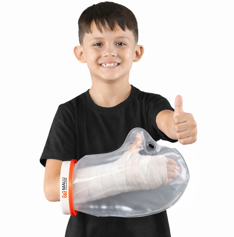 Malu Healthcare Waterproof Foot Cast Cover for Shower & Bath Reusable Leak Proof Cast Protection Bandage Protector(Adult Foot)