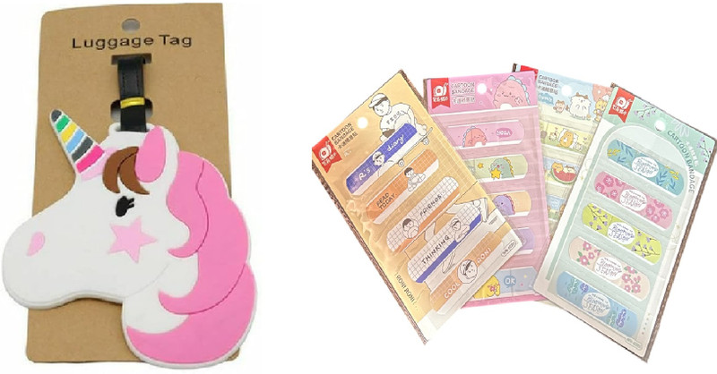 MOREL Cartoon Printed Bandage for Kids AND Bandage Protector(Adult & Kids Medium Arm)