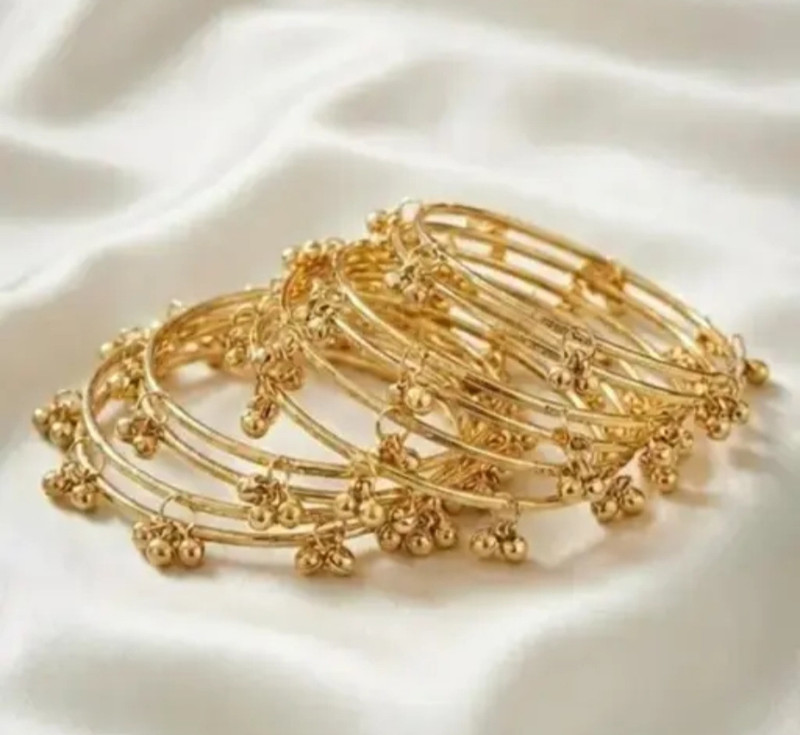 Tiijori Alloy Gold-plated Bangle