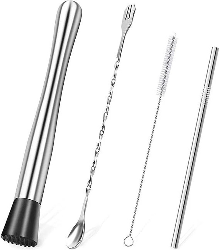 BARDECOR 4 - Piece Bar Set(Stainless Steel)