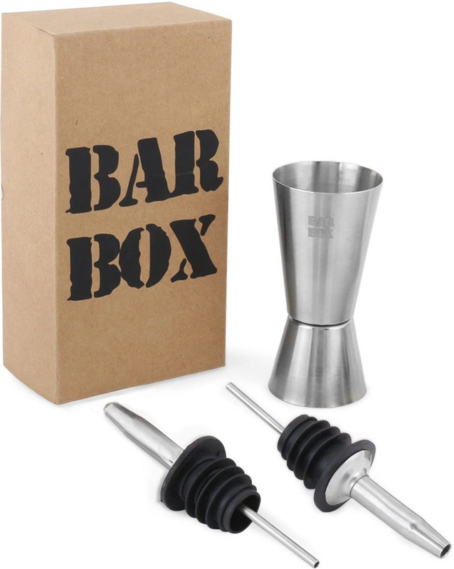KARFE STAINLESS STEEL DOUBLE SIDE PEG MEASURE 30/60 ML DRINK MEASURE BARWARE TOOL 1 - Piece Bar Set(Stainless Steel)