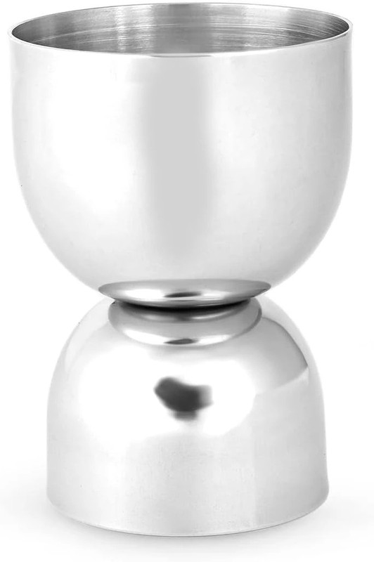 Onbicle Peg Measure 30/60 ml Stainless Steel Double Sided Cocktail Jigger for bar tender 1 - Piece Bar Set(Stainless Steel)