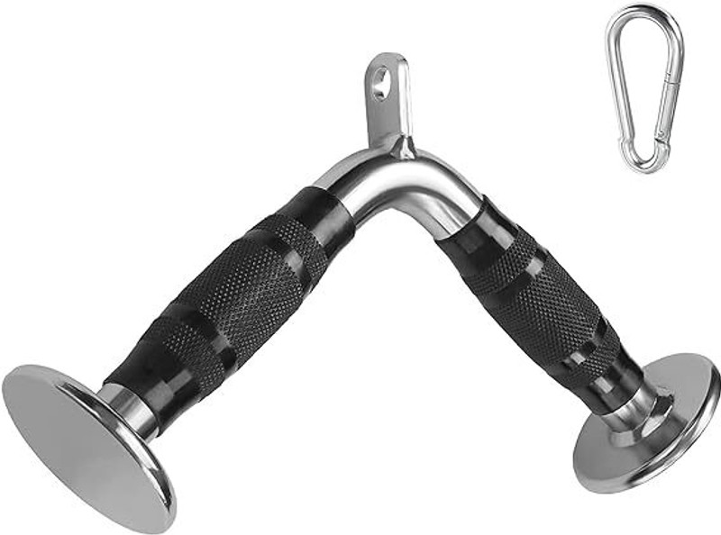 FS SPORTS Weight Lifting, LAT Pull Down, V Handle, V-Shaped Bar, Tricep Rope, Straight Bar Multi-training Bar