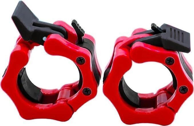 ABSSports Olympic Barbell Clamps Weight Lifting Bar(Red)