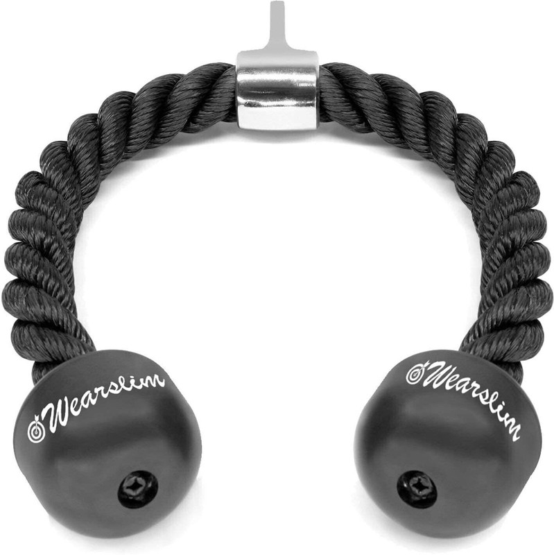 Wearslim Rope Pull Down Triceps Bar(Black)