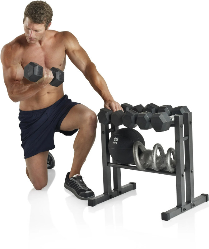 Allyson Fitness ADJUSTABLE MINI DUMBBELL RACK STAND AT HOME,GYM,OFFICE Dumbbell Stand(Black)