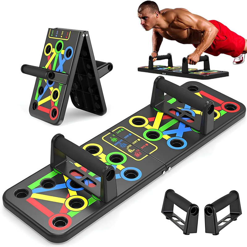 iamalot Multipurpose Push Up Bar for Biceps, Back, Shoulder and Triceps Push-up Bar(Multicolor)