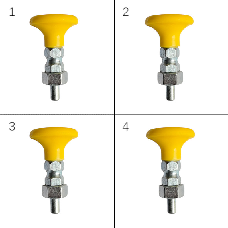 Aviva Sports Gym Machine 4pcs Catcher Pin Yellow Nob 10mm Weight Lock Multi-training Bar(Yellow)