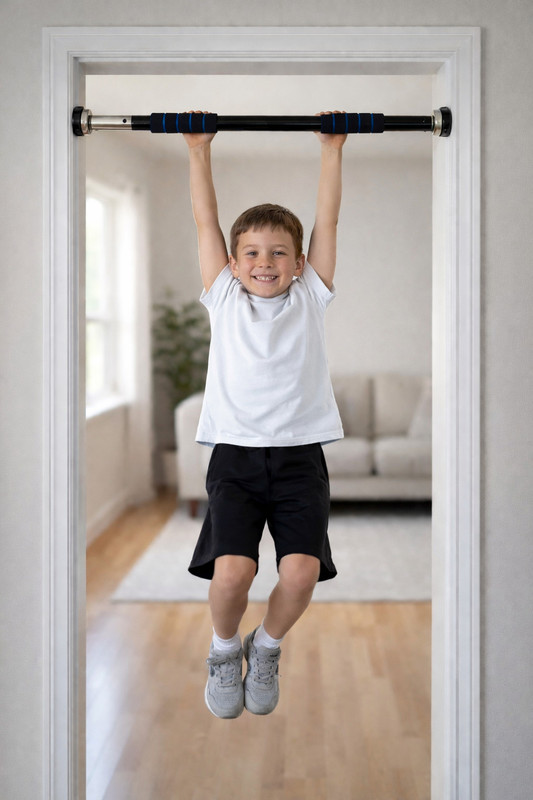 NV COLLECTION Pull-Up Bar for Door Frame – Full Family Fitness & Kids Height Enhancer Pull-up Bar(Multicolor)
