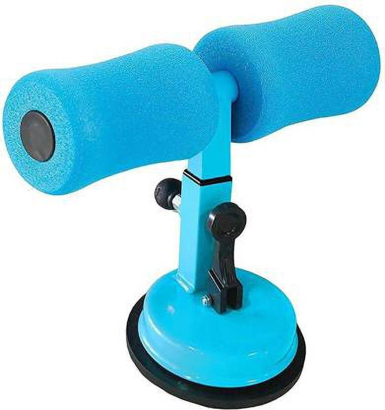 Leosportz Portable Self-Suction Situp Bar Adjustable Sit Up Equipment Helper Sit-up Bar(Blue)
