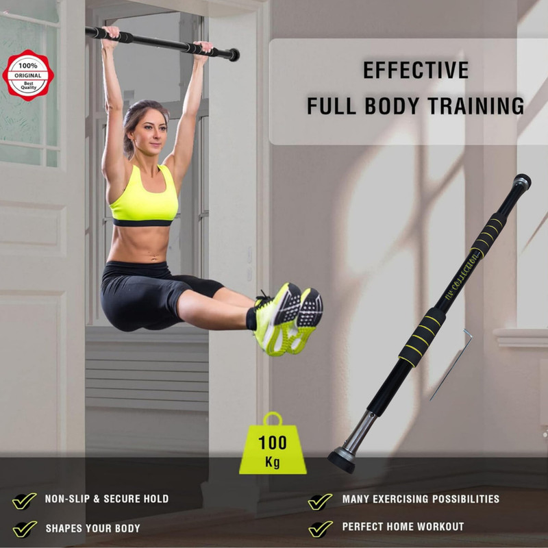 NV COLLECTION Home Multifunction Adjustable Abdominal Training Bar, Pull-up Door Bar Push-up Pull-up Bar(Multicolor)