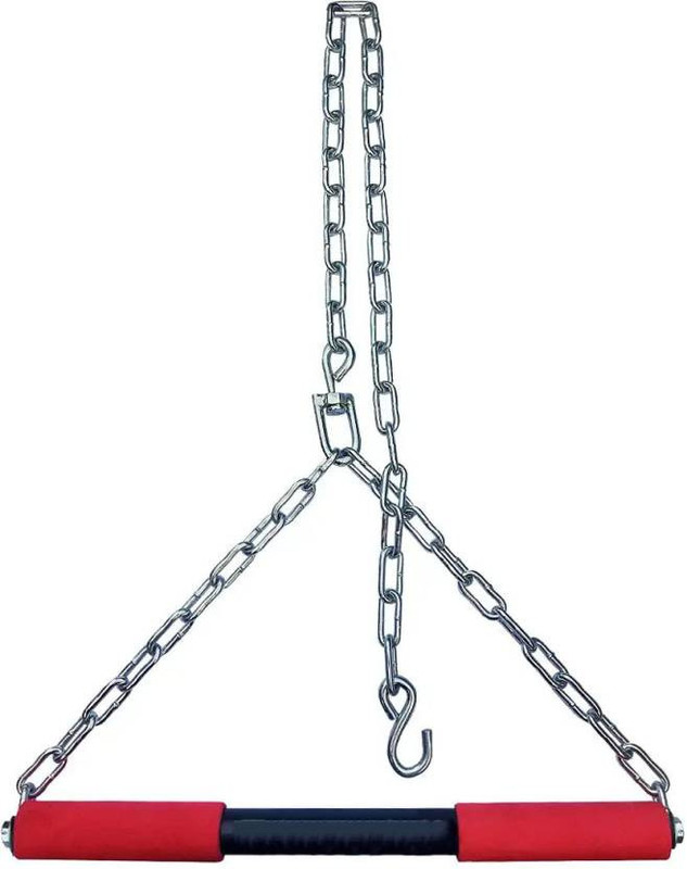 HACKERX Hanging Chain/ Pull Up Bar for Height Increaser and Pull Exercise with Heavy Pull-up Bar