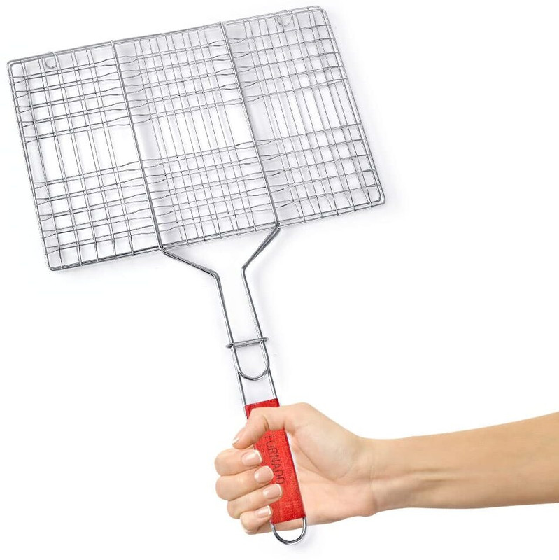 Windwarrior Steel Portable Barbecue BBQ Grill with 1 Skewer Charcoal Grill(Portable)