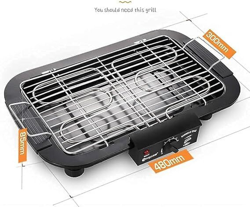 Washify Electric Barbeque Grill Home 2000W Non Stick Electric Bbq Tandoori Electric Grill
