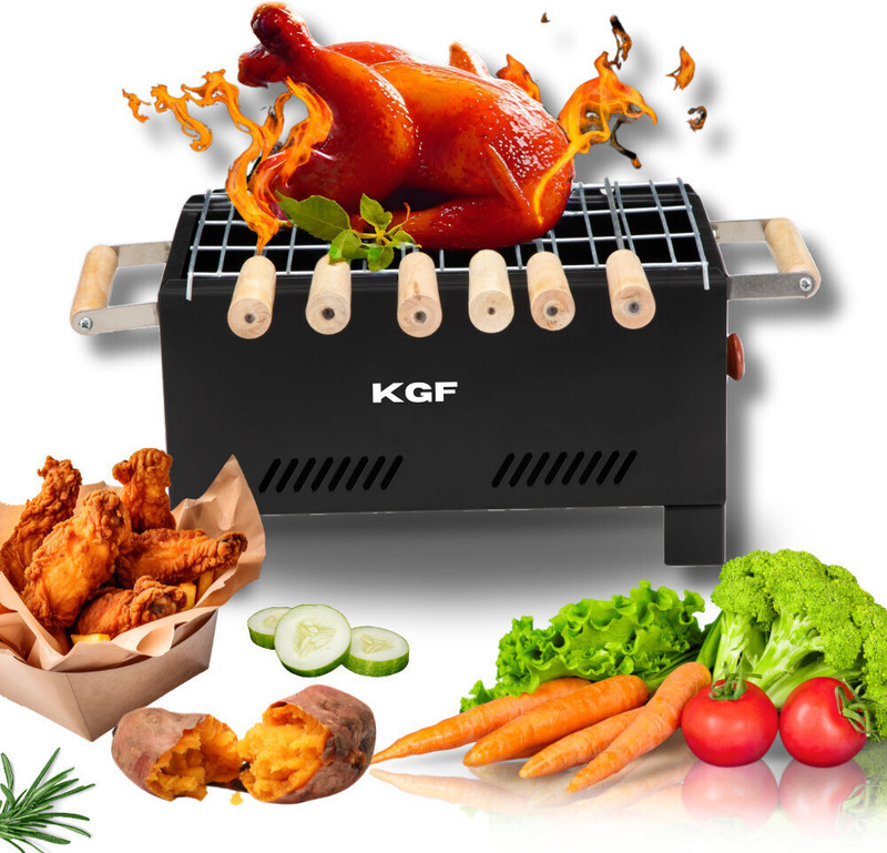 KGF Outdoor Coal Griller Barbeque for Healthy Cooking & Picnic Grilling Adventures Charcoal Grill