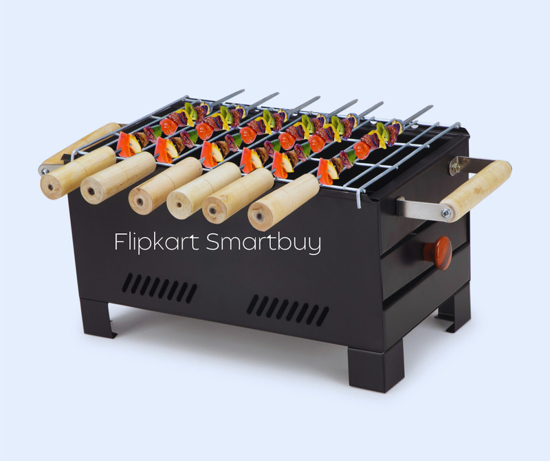 Flipkart SmartBuy Coal BBQ Griller for Healthy Grilling Food Ideal for Picnics and Party Cooking Charcoal Grill