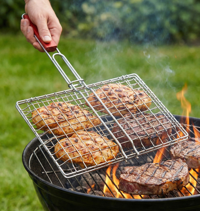 AASHRO MALL PortableOutdoorBBQGrillToasterCharcoalBBQGrill with 0 Skewer Charcoal Grill(Portable)