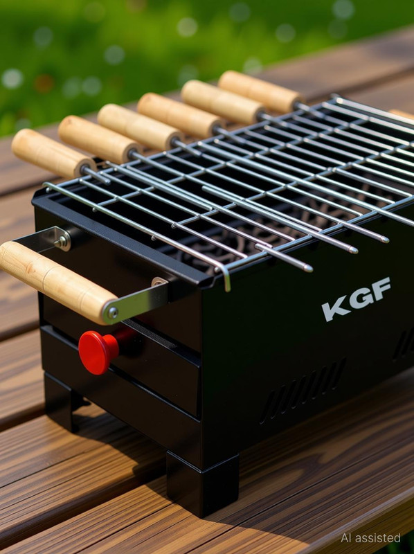 KGF Coal Barbeque for Outdoor Cooking and Healthy Grilling Food at Any Picnic Charcoal Grill