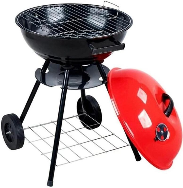 Habibimpex Kettle Trolley BBQ Grill Charcoal Picnic Grill 1Pc Charcoal Grill Charcoal Grill