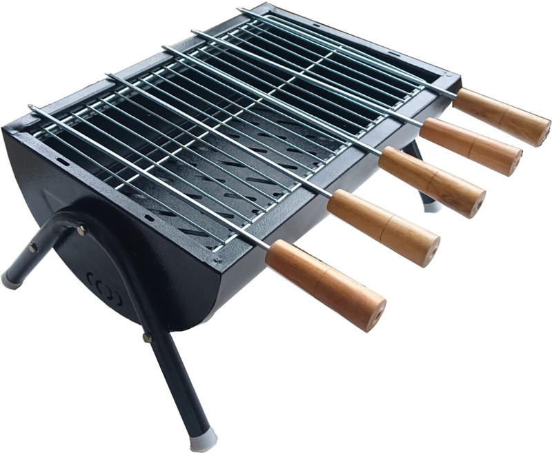 HOT LIFE IronPortableCharcoalBarbecueGrillforPicnic,Garden,Camping Charcoal Grill