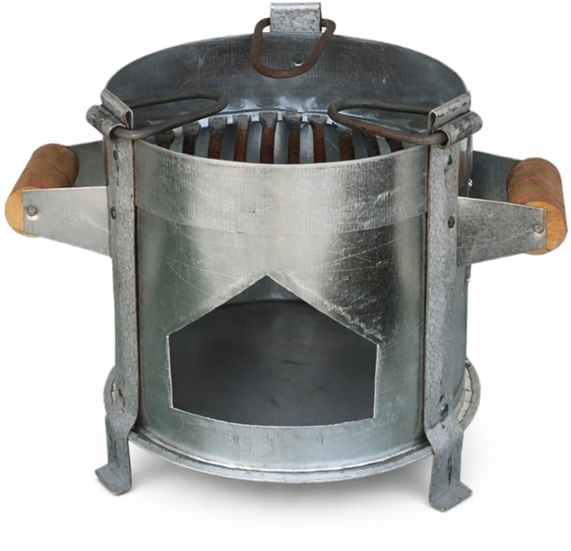 FAYZANIC SILVER HEAVY DUTY SIGDI Charcoal Grill(Portable)