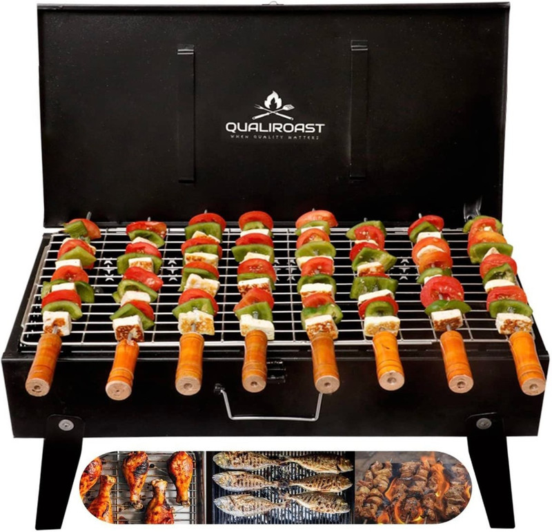 Qualiroast Breifcase Medium Charcoal Grill