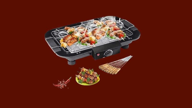 Infinox Deluxe Electric BBQ Grill with Chrome Plated Heating Grids Electric Grill