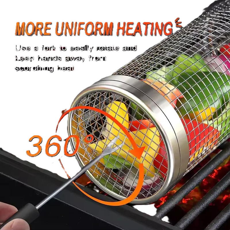 Black mirror BBQ TUBE SMALL Charcoal Grill