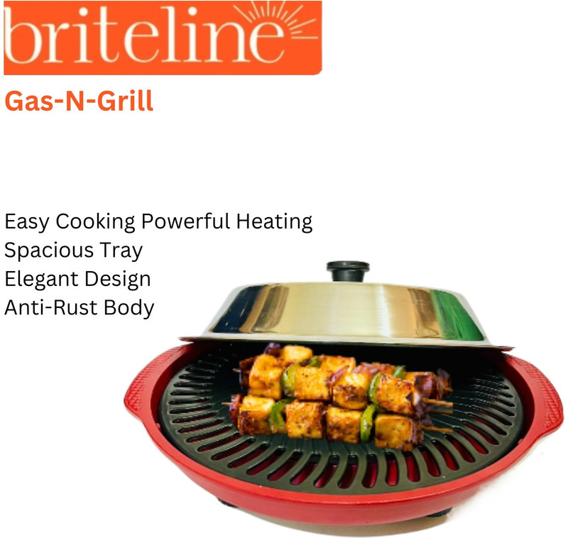 BRITELINE Barbeque(BBQ)withcoatedsurface|WideGrillTray| Gas Grill